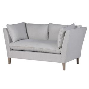 Eclectic Blue Stripe Two Seater Sofa